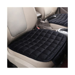 Car Seat Cover Winter Warm Seat Cushion Anti-slip Universal Front Chair - Black
