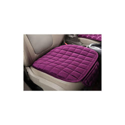 Car Seat Cover Winter Warm Seat Cushion Anti-slip Universal Front Chair - purple