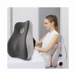 Memory Foam Office Chair Cushion Car Seat Support Waist Pillow Massage - Standard Set