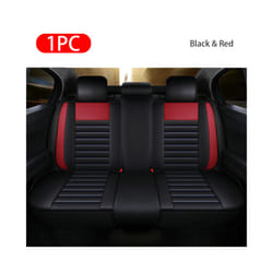 Car Seat Covers Premium Leather Cushion Protector Covers Universal Fit - PQ569 Rear red