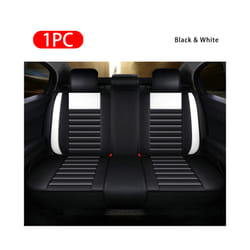 Car Seat Covers Premium Leather Cushion Protector Covers Universal Fit - PQ569 Rear white