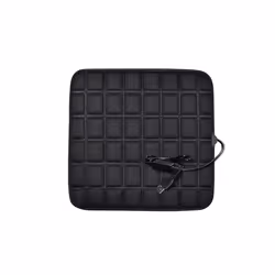 USB 5V Heated Car Seat Cushion Non Slip Comfortable Electric Winter Warm - Black