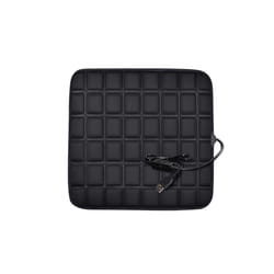 USB 5V Heated Car Seat Cushion Non Slip Comfortable Electric Winter Warm - Black