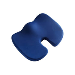 Seat Cushion Office Chair Cushions Coccyx Orthopedic Memory Foam U Seat - blue