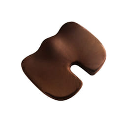 Seat Cushion Office Chair Cushions Coccyx Orthopedic Memory Foam U Seat - coffee