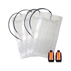 Car Seat Heater Universal 12V Carbon Fiber Car Heat Pads 3 Level Heated - Only 4 Heating Pads