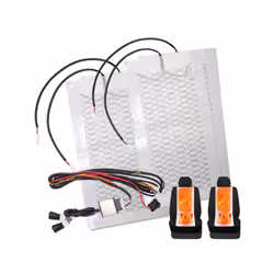 Car Seat Heater Universal 12V Carbon Fiber Car Heat Pads 3 Level Heated - Fit for 2 Seat Kit