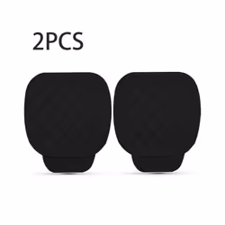 Winter Warm Car Seat Cover Cushion Universal Auto Soft Seats Cushions - Front 2pcs Black