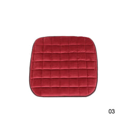 Car Seat Cover Winter Warm Seat Cushion Anti-slip Universal Front Chair - Red