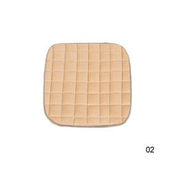 Car Seat Cover Winter Warm Seat Cushion Anti-slip Universal Front Chair - Beige