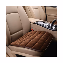 Car Seat Cover Winter Warm Seat Cushion Anti-slip Universal Front Chair - Beige