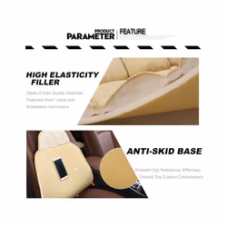 Winter Warm Car Seat Cover Cushion Universal Auto Soft Seats Cushions - Beige