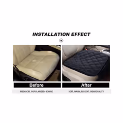 Winter Warm Car Seat Cover Cushion Universal Auto Soft Seats Cushions - Purple
