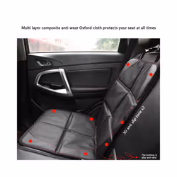 1-4Pcs Car Seat Cover Children Safety Seat Anti-Slip Anti Scratch Mat - 3Pcs