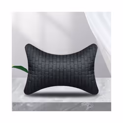 Car Seat Cover Front Rear Back Flax Seat Cushion Linen Automobile Seat - 1 black pillow