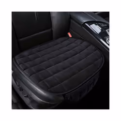 Car Seat Cover Winter Warm Seat Cushion Anti Slip Universal Front Chair - black