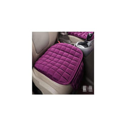 Car Seat Cover Winter Warm Seat Cushion Anti Slip Universal Front Chair - purple