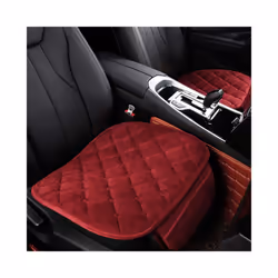 Flocking Cloth Car Seat Cover Protector Universal Front Rear Warm Warm - 1 red front