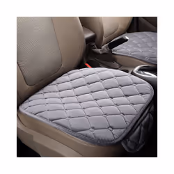 Flocking Cloth Car Seat Cover Protector Universal Front Rear Warm Warm - 1 gray front