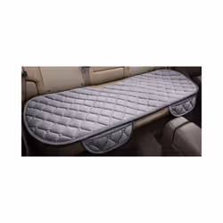 Flocking Cloth Car Seat Cover Protector Universal Front Rear Warm Warm - 1 gray rear