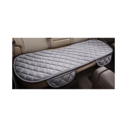 Flocking Cloth Car Seat Cover Protector Universal Front Rear Warm Warm - 1 gray rear