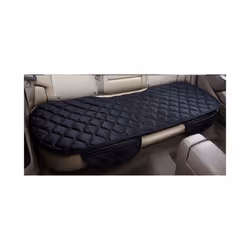 Flocking Cloth Car Seat Cover Protector Universal Front Rear Warm Warm - 1 black rear