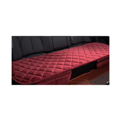 Flocking Cloth Car Seat Cover Protector Universal Front Rear Warm Warm - 1 red rear