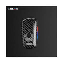 ABS Carbon Fiber Car Key Case Cover Shell Fob For BMW 1 3 5 7 Series - A only case