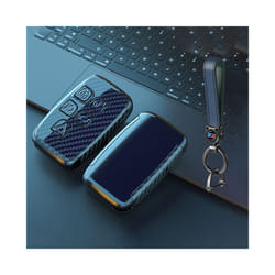 ABS Carbon Fiber Car Remote Key Case Cover Holder for Land Rover Range - Carbon set