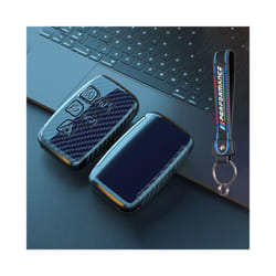 ABS Carbon Fiber Car Remote Key Case Cover Holder for Land Rover Range - Carbon set 2