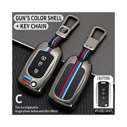 Car Key Case for Dongfeng 580 F507 Folding Remote Shell Car Key Shell - gray
