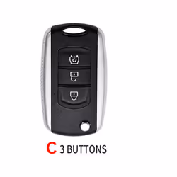 Car Key Case for Dongfeng 580 F507 Folding Remote Shell Car Key Shell - gray