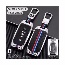Car Key Cover Case Shell For Chery Jetour X70 X90 X95 2020 2021 2022 - silver