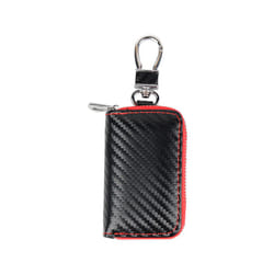Signal Shielding Bag Car Key Cover Keyless Signal Blocking Anti-theft - YSB-Black whih white