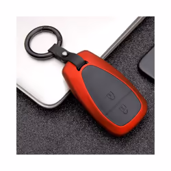 ABS Carbon fiber Car Remote Smart Key Case Cover For chevrolet cruze - Gold, red