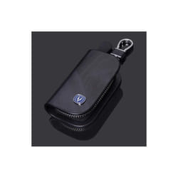 Leather Car Key case For Changan Eado XT CS35 CS75 CS85 CS95 Car Styling - Black