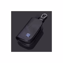 Leather Car Key case For Changan Eado XT CS35 CS75 CS85 CS95 Car Styling - Black