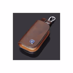Leather Car Key case For Changan Eado XT CS35 CS75 CS85 CS95 Car Styling - Brown