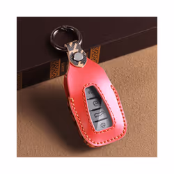 Car Key Fob Cover Case Shell Holder Set For Geely Coolray X6 Emgrand - Red