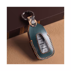Car Key Fob Cover Case Shell Holder Set For Geely Coolray X6 Emgrand - Green