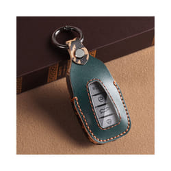 Car Key Fob Cover Case Shell Holder Set For Geely Coolray X6 Emgrand - Green