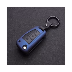 ABS Carbon fiber  Car Key Cover Protector Case For Audi A3 A4 A5 C5 C6 - A-carbon red