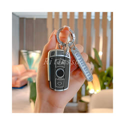 Tpu 3 Buttons Remote  Car Key Case Cover Protector for BMW E90 E60 E70 - Black