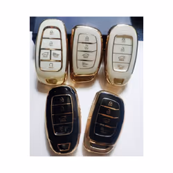 Car TPU Key Case Holder Cover For Hyundai Creta I10 I20 Tucson Solaris - only ring 2