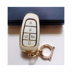 Car TPU Key Case Holder Cover For Hyundai Creta I10 I20 Tucson Solaris - only ring 2
