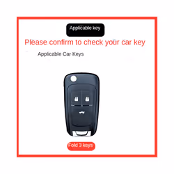 Car Key Case Cover For Chevrolet Cruze Aveo Trax Sail Malibu Captiva - green and keychain