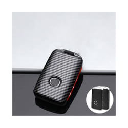 Carbon Car Remote Key Case Cover For Mazda 3 Axela CX4 CX5 CX 5 CX8 CX9 - A 3Button Red