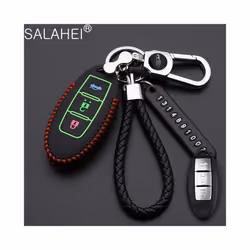 Leather Car Key Case Cover For Nissan Tidda Livida X-Trail T31 T32 Qashqai - B-luminous