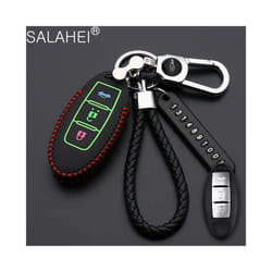 Leather Car Key Case Cover For Nissan Tidda Livida X-Trail T31 T32 Qashqai - B-luminous