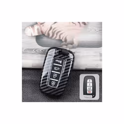 Car Key Case Cover For Hyundai Azera Elantra GT Equus Coupe Santa Fe - Black